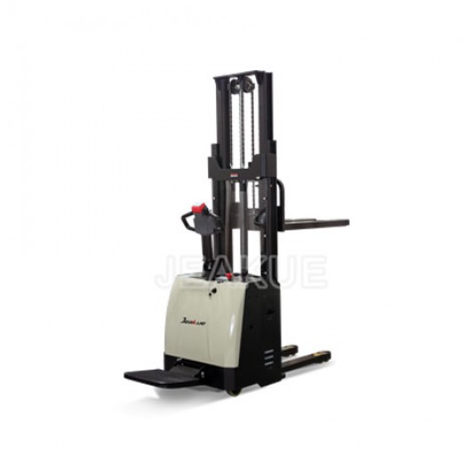  1.2-1.5T Stand On Full Electric Stacker with EPS Electric Power Steering