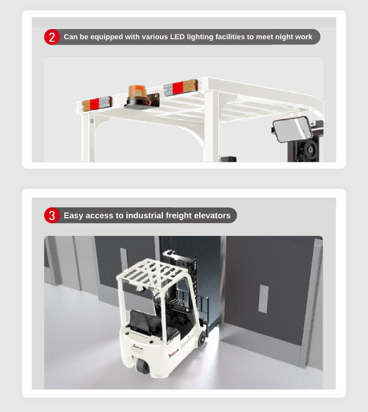 1.5 Ton Three Wheel Electric Forklift Made in China Wholesale