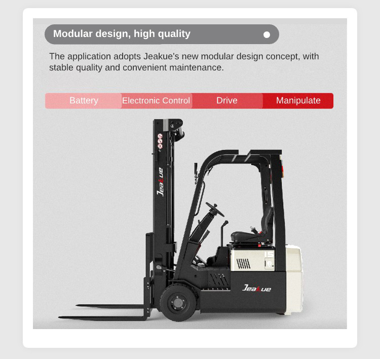 TVL151/181/201 Dual 5kW Motor Forklift High Work Efficiency