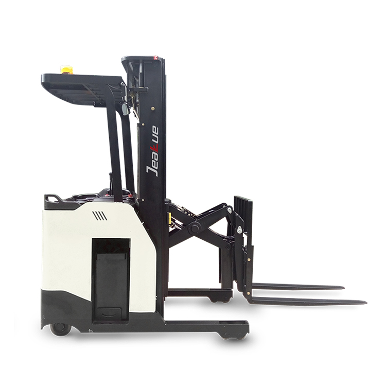 1.5 Ton(3306.93 lb) Ride-on Single Scissor Lead-acid Battery Reach Forklift Truck