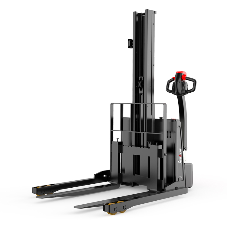1.2 Ton(2645.55lb) Lithium Battery Single Mast Straddle Stacker - Image 4