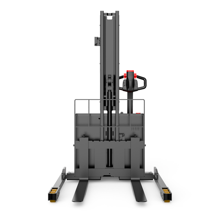 1.2 Ton(2645.55lb) Lithium Battery Single Mast Straddle Stacker - Image 5