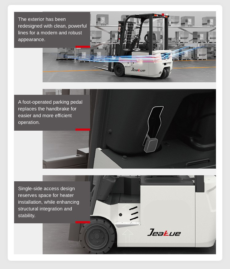 Anti-Slip Forklift for Cold Storage Slippery Floors