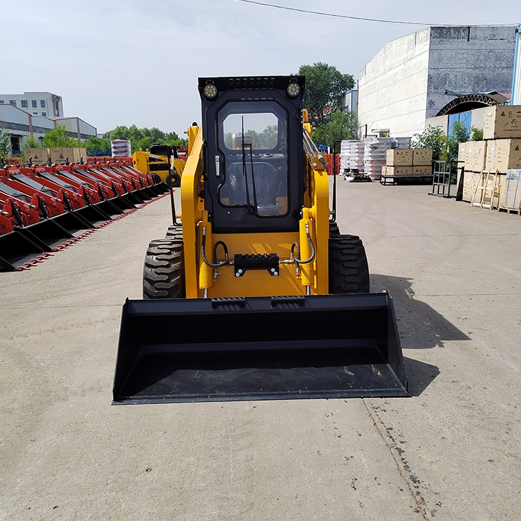 3.5 Ton(7716.17 lb) Diesel Skid Steer Load-JC75 - Image 4
