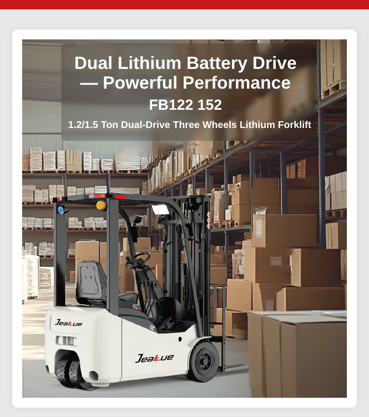 80V Lithium Forklift 1200kg 1500kg Capacity
