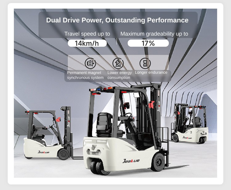 TVL182/202 Ergonomic Forklift Spacious Operator Workplace