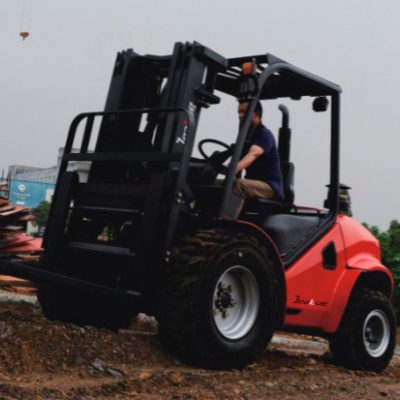 2.5-3 Ton(5511.55/6613.86lb) Four Wheels Drive Rough Terrain Forklift