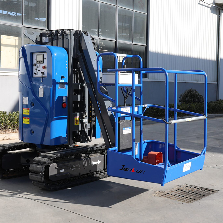 0.2Ton(440.92lb) 9.2M(30.18ft) Tracked Vertical Mast Lift With Jib-AMWP9C-7100