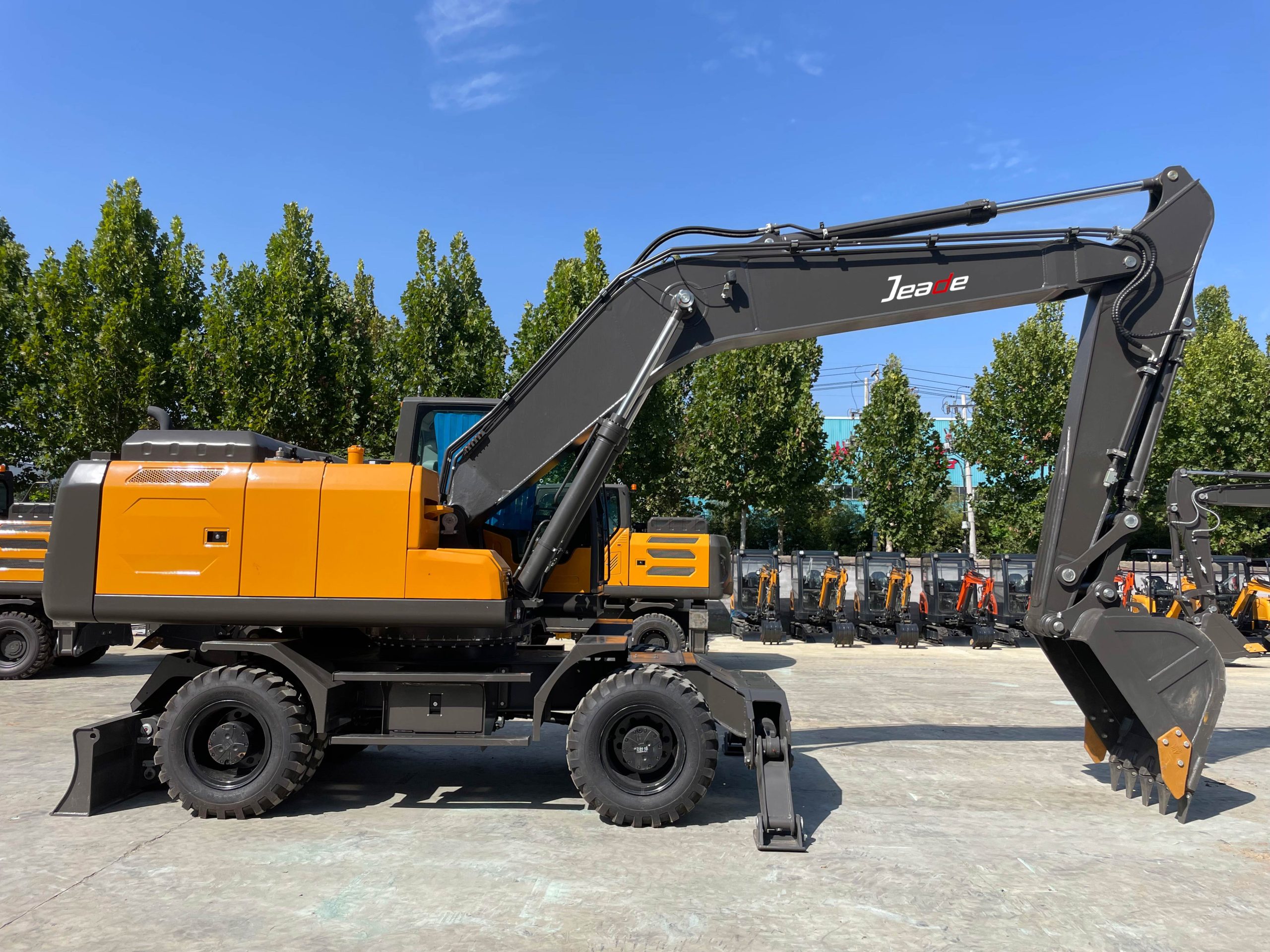 21.5 Ton(47399.39 lb) Diesel Wheel Excavator-JH9215 - Image 10