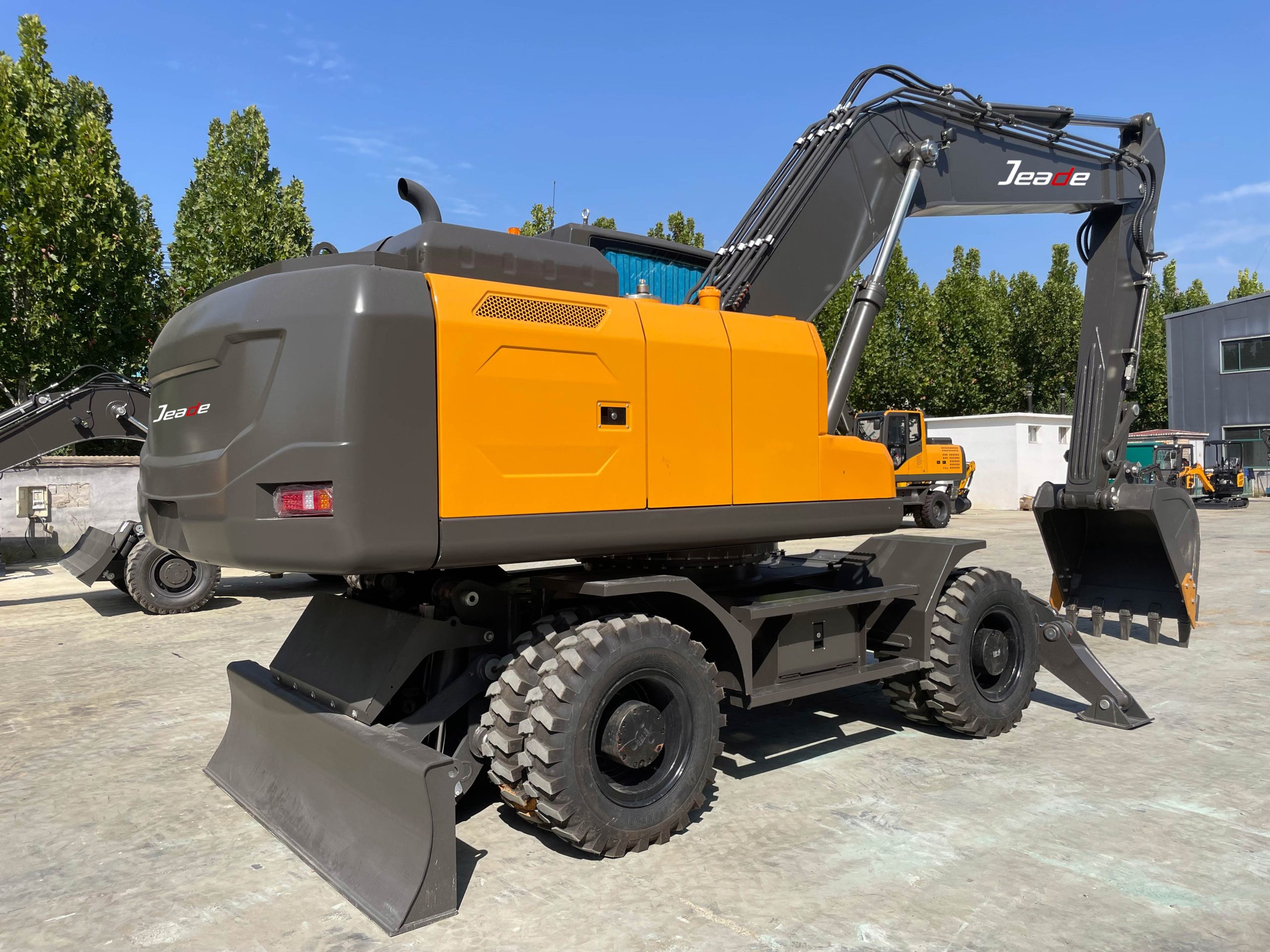 21.5 Ton(47399.39 lb) Diesel Wheel Excavator-JH9215 - Image 11