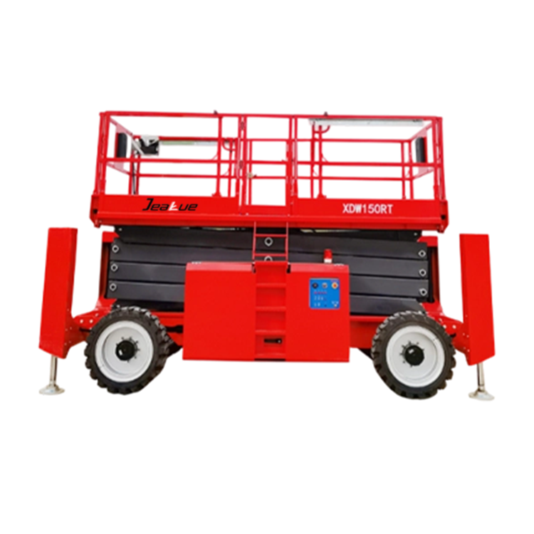 0.55Ton 15-18M Self-Propelled Rough Terrain Scissor Lift-XDW150RT/180RT - Image 2