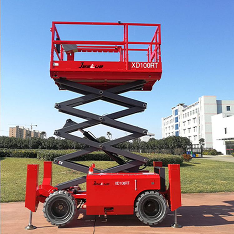 0.35-0.56Ton 10-14M Self-Propelled Rough Terrain Scissor Lift-XD100RT/120RT/140RT - Image 5