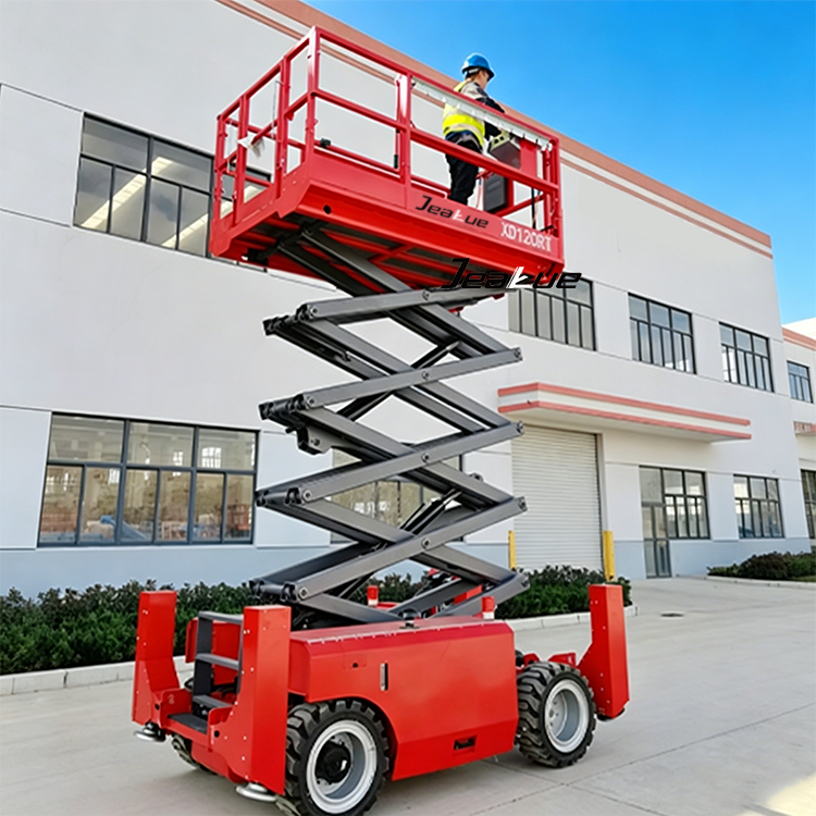 0.35-0.56Ton 10-14M Self-Propelled Rough Terrain Scissor Lift-XD100RT/120RT/140RT - Image 4