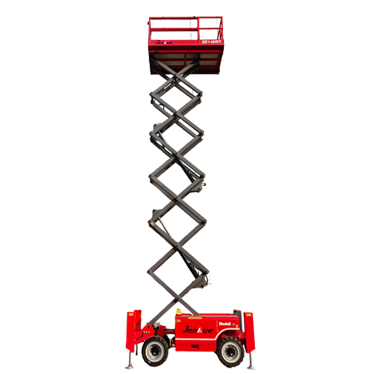 0.35-0.55 Ton 10-14M Self-Propelled Rough Terrain Scissor Lift-XE100RT/120RT/140RT - Image 2