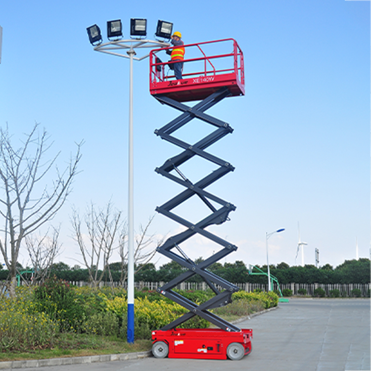 0.25-0.55Ton 6-14.7M Electric Self-Propelled Scissor Lift-XE80W/100W/120W/140W/160W(Ⅱ) - Image 6