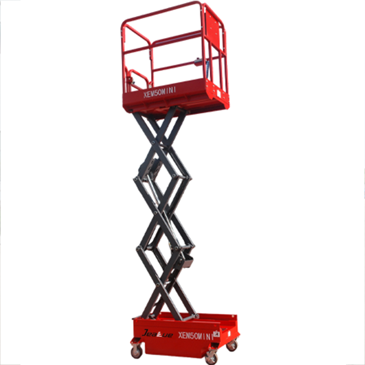 0.5-0.55Ton 5-6M Mobile Electric Scissor Lift-XEM50MINI/60MINI - Image 2