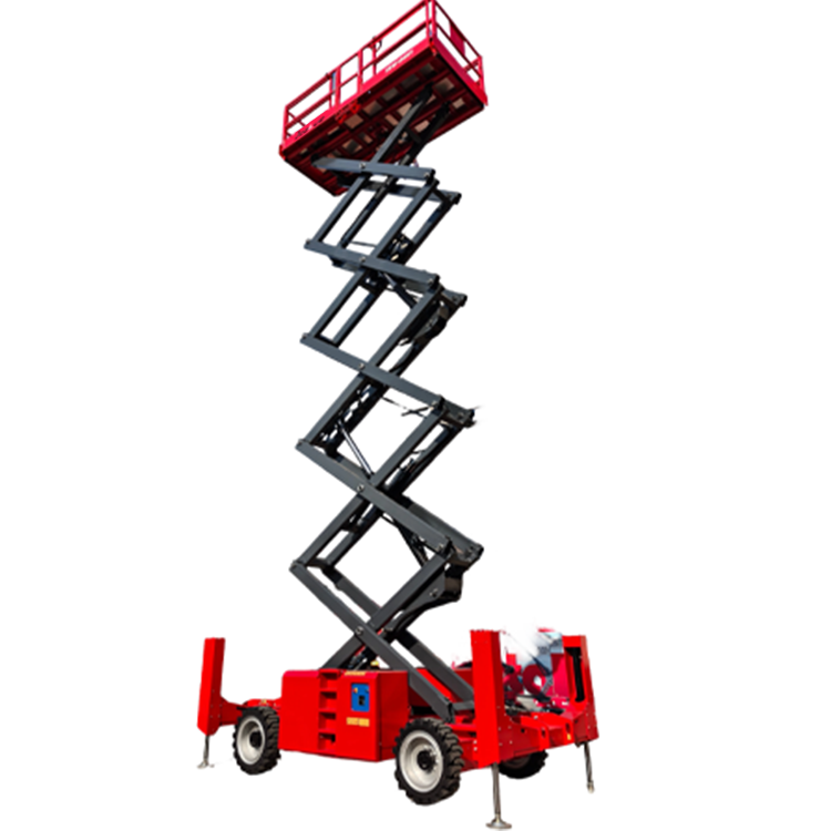 0.7 Ton 13-16M Self-Propelled Rough Terrain Scissor Lift-XEW150RT/180RT - Image 2